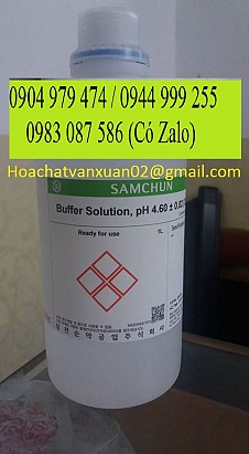 PH4.6, BUFFER SOLUTION PH 4.6 , SAMCHUN, Dung dịch chuẩn pH 4.60; Chất chuẩn pH4.6 Samchun Hàn Quốc